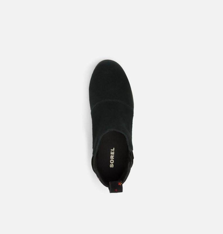 Sorel Barn Stövlar Svarta - Youth Emelie™ Chelsea - RWL-615849